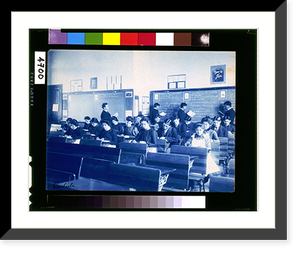 Historic Framed Print, [Classroom at the Indian Industrial School, Carlisle, Pennsylvania] - 2,  17-7/8" x 21-7/8"
