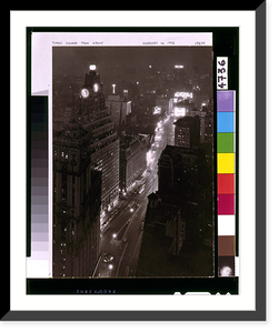My life with photography.Times Square from above, Vintage Poster