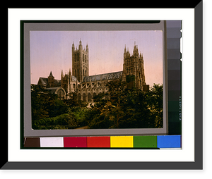 Historic Framed Print, Canterbury Cathedral, N.W.,  17-7/8" x 21-7/8"