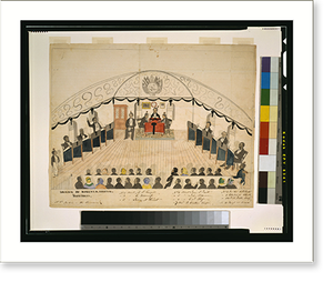 Historic Photo Print - Liberian senate.drawn by Robert K. Griffin