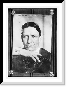 John Ganzel, front portrait, Vintage Wall Art
