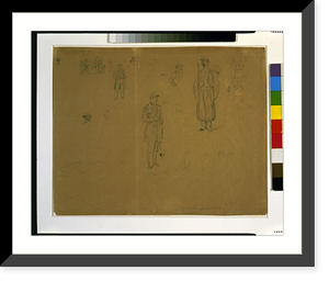 Historic Framed Print, Ellsworth Zouaves,  17-7/8" x 21-7/8"