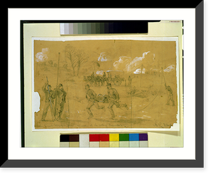 Antique Railway Print - The signal telegraph train as used