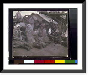 Group of emigrants (women and children) from eastern Europe on deck of the S.S. Amsterdam - 2 Classic, Vintage Poster