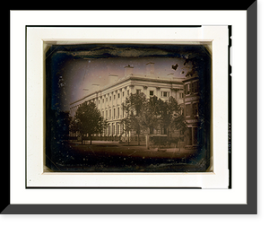 General Post Office from the corner of 7th Street and E Street, NW, Washington, D.C. - 3, Historic Print