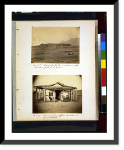 Maricopa Wells in Arizona on the boarders sic of the great desert Commanding officers quarters at Camp Colorado. - 2, Historic Print
