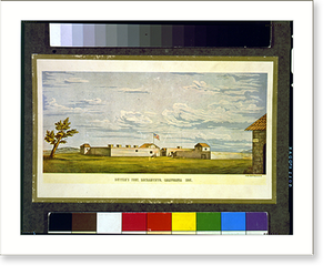 Antique Military - Sutter's Fort, Sacramento, California, 1847