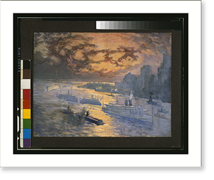 Vintage Landscape - Reflective river - Great Gift for History Buffs