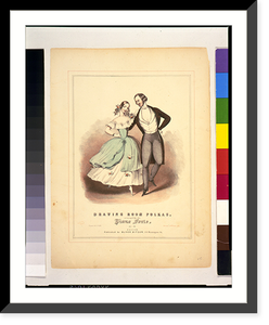 Drawing room polkas. Arranged for the piano forte.Thayer & Cos. Lith. - 2, Antique Poster