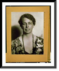 Historic Framed Print, [Mrs. Franklin Delano Roosevelt, head-and-shoulders portrait, facing front] - 2,  17-7/8" x 21-7/8"