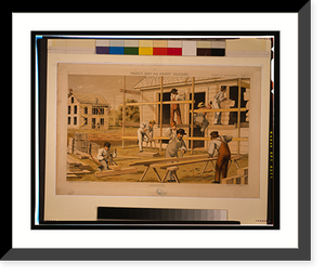 Historic Framed Print, Prang's aid for object teaching. Carpenter,  17-7/8" x 21-7/8" Historic Framed Print, Prang's aid for object teaching. Carpenter,  17-7/8" x 21-7/8"