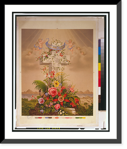Faith, Hope and Charity.F. Gleason, Boston, Historic Print