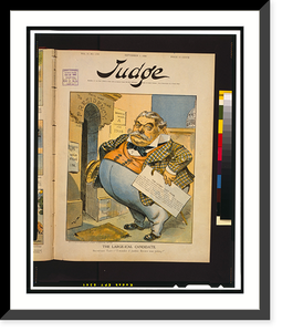 Vintage Americana Print - The large-ical candidate.Zim