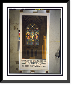 Chicago's beautiful churches by the elevated lines.O.R. Hanson, Historic Reproduction