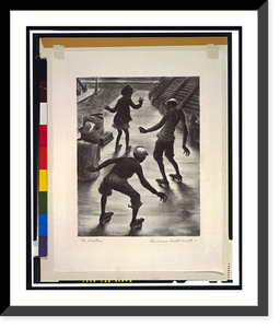 Black & White Photo - The skaters.Lawrence Beall Smith '39