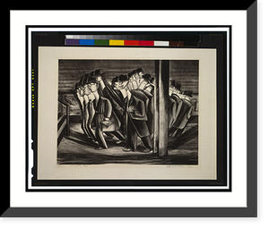 Historic Photo Print - White collar boys.Elizabeth Olds, 1936
