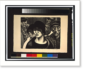 Historic Photo Print - In the crowd.Mabel Dwight - Historic Wall Art Gift