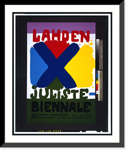 Lahti X Poster Biennale.Jan Mlodożeniec, Historic Reproduction