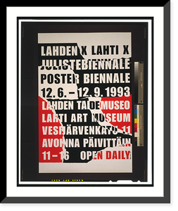 Lahti X Poster Biennale.Rambow '93, Antique Poster