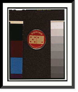 Domino Discs (PX7) - 2 Classic, Vintage Poster