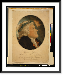 Thomas Jefferson, a philosopher, a patriote sic, and a friend.dessin&eacute; par son ami Tad&eacute;e Kosciuszko et grav&eacute; par Ml. Sokolnicki. - 2, Antique Poster