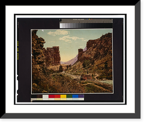 Historic Framed Print, Castle Gate, Utah - 2,  17-7/8" x 21-7/8"