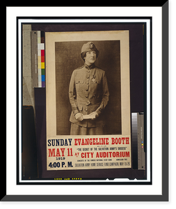 Evangeline Booth on The secret of the Salvation Army's success" at City Auditorium", Historic Reproduction