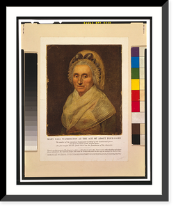 Mary Ball Washington at the age of about four-score Classic, Vintage Wall Art