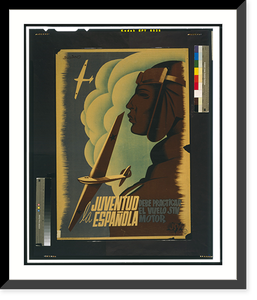 La juventud espa&ntilde;ola debe practicar al vuelo sin motor, Antique Wall Art