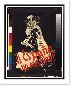 Black & White Photo - España ya eres libre! - Great Gift for History Buffs