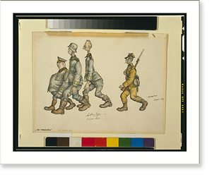 Vintage Americana Print - Das Herrenvolk.Arthur Szyk, London, 1939