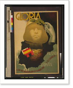 Historic Photo Print - Gloria - Franco - España - Framed Wall Art Gift Idea