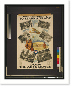 Vintage Military Print - Your opportunity to learn a trade Join the Air