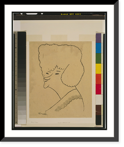 Mrs. Fiske.Frueh. Classic, Historic Print