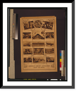 Historic Framed Print, American Library Association, Library War Service - 2,  17-7/8" x 21-7/8"