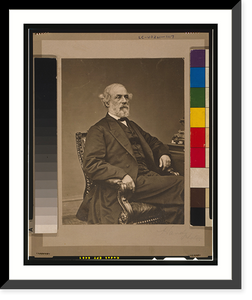 Historic Framed Print, [Robert Edward Lee, three-quarter length portrait, seated, facing right].Handy photo. - 2,  17-7/8" x 21-7/8"