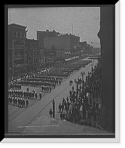 Historic Photo Print - Massed formation, state encampment