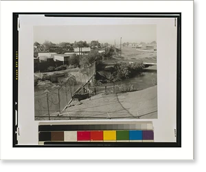 Antique Scenic Print - Entry point of the New River into the United