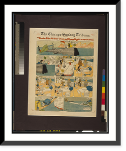 The Kin-der-Kids. The Kin-der-Kids sell their whale and Piemouth gets a square meal, Antique Print
