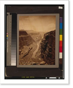 Antique Scenic Print - Grand Canyon - Colorado River (2)