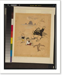 Historic Photo Print - The Captain talking with the Katzenjammer kids