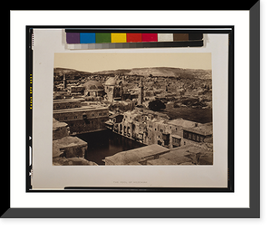 Historic Framed Print, The pool of Hezekiah. Jerusalem.Frith. - 2,  17-7/8" x 21-7/8"