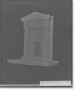 Antique City View - New York City - Model of 19th Ward Bank