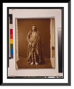 Historic Framed Print, Nez Perc&eacute; man,  17-7/8" x 21-7/8"