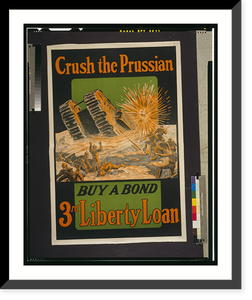 Crush the Prussian. Buy a bond. 3rd Liberty Loan, Antique Wall Art