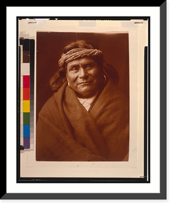 Historic Framed Print, An Acoma man - 4,  17-7/8" x 21-7/8"