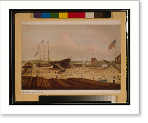 Historic Landscape - New York City - The Smith and Dimon Shipyard, 1833
