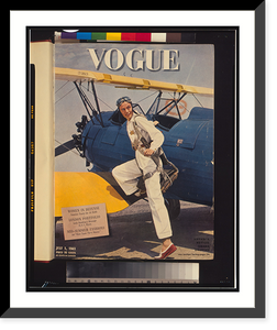 Historic Framed Print, Vogue Women in defense.,  17-7/8" x 21-7/8"