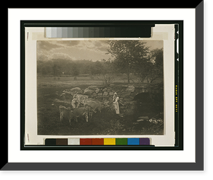 Feeding the calves.Mrs. Mabel Osgood Wright. - 3, Vintage Print