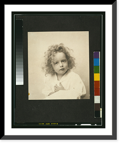 Portrait of a young girl with tousled hair.The Misses Selby, N.Y. - 3 Classic, Vintage Poster